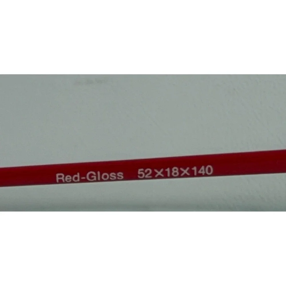 Rem LASER Carbon 22 Eyeglass Frames Red-Gloss 52x18x140 Japan